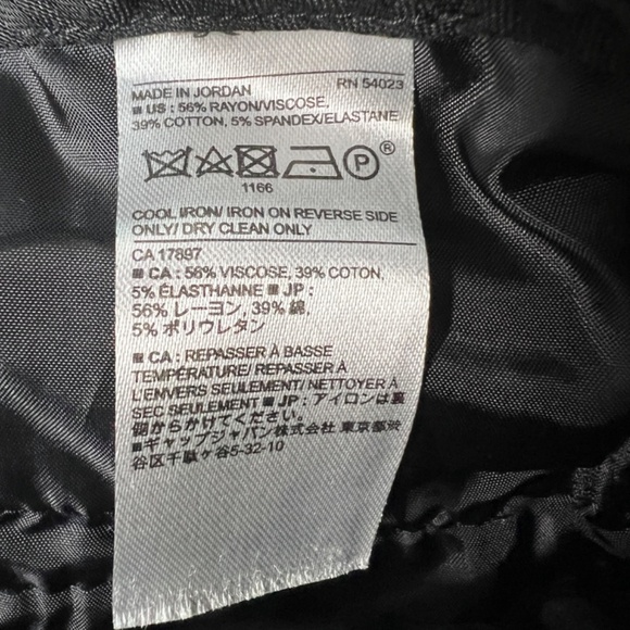 Banana Republic Sloan Crop Office Career Workwear Womens Trouser Pants Size 6 - Picture 10 of 10